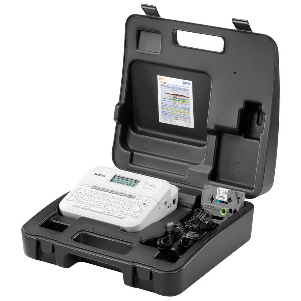 Beschriftungsgerät P-touch D410VP QWERTZ, weiß BROTHER PTD410VPRG1