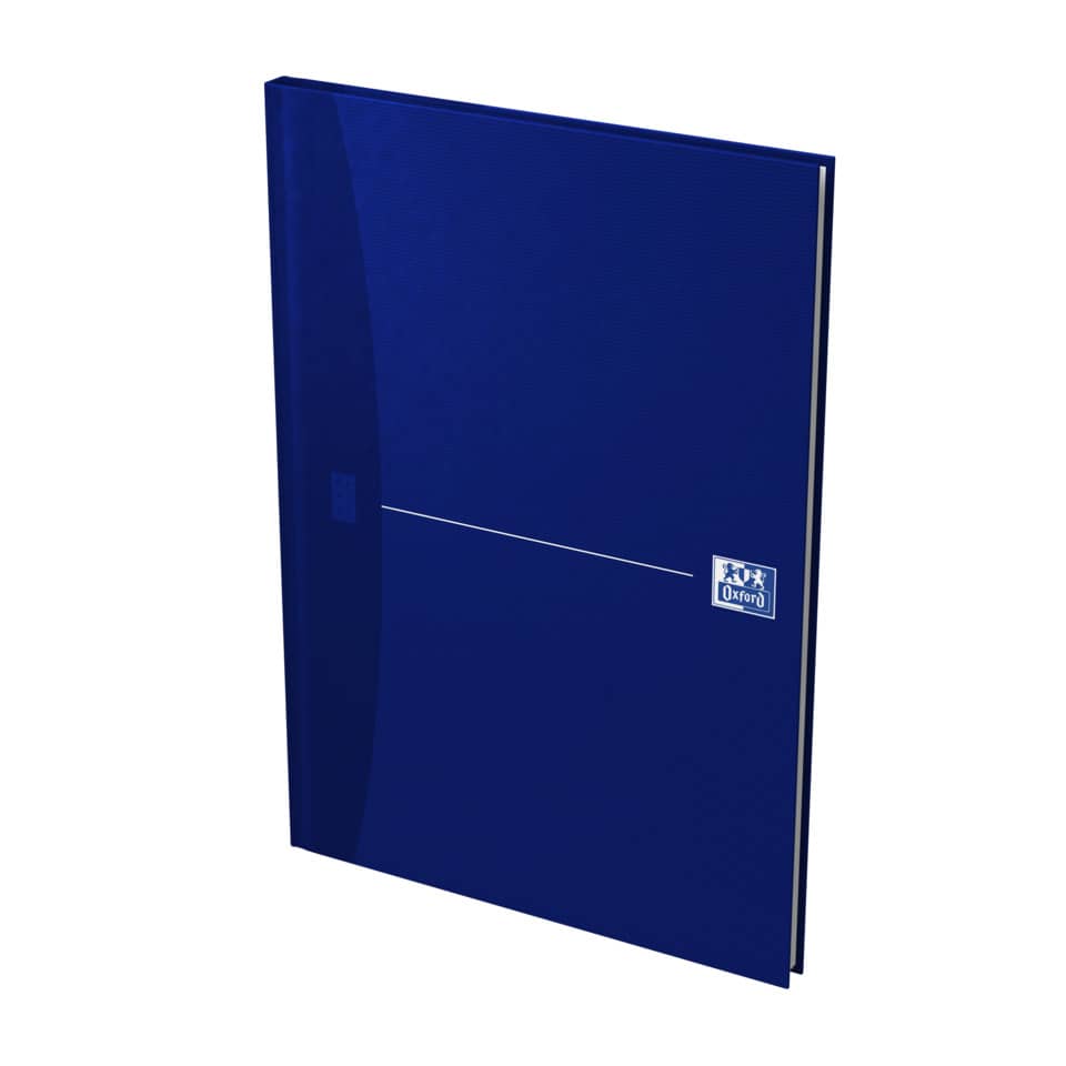 Notizbuch Office Essentials, A4, 96 Blatt, kariert, blau OXFORD 100102357 OXFORD 100102357 ECF Office
