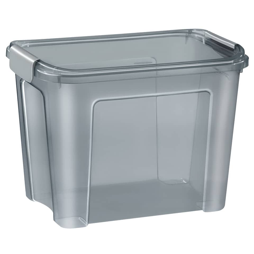 Aufbewahrungsbox, 18l, transparent/grau CEP 2345040061 CEP 2345040061 Art.8034504