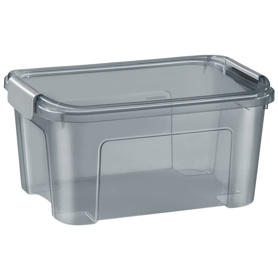 Aufbewahrungsbox, 13l, transparent/grau CEP 2345030061 CEP 2345030061 Art.8034503