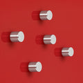 Magnet Neodym Zylinder C5, Ø10x10mm, 5 Stück, silber SIGEL BA700 SIGEL BA700 SuperDym C5 Ø10 mm