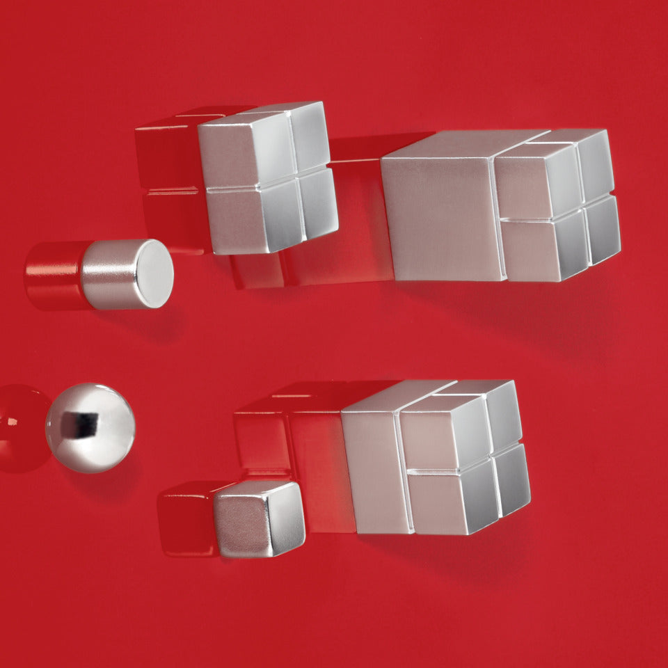 Magnet Neodym Cube C5, 10x10mm, 6 Stück, silber SIGEL BA192 SIGEL BA192 Super Dym C5 10x10mm