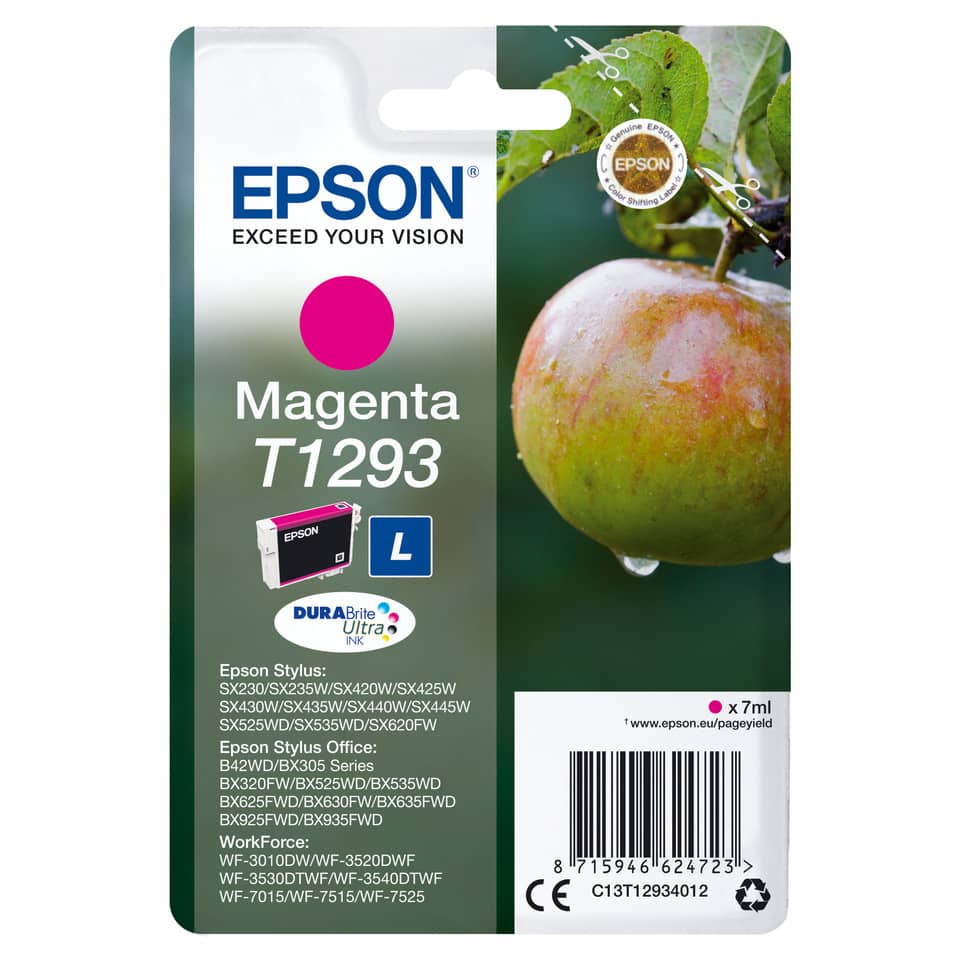 Inkjetpatrone T1293 magenta   11,2ml EPSON C13T12934012 EPSON C13T12934012 11,2ml