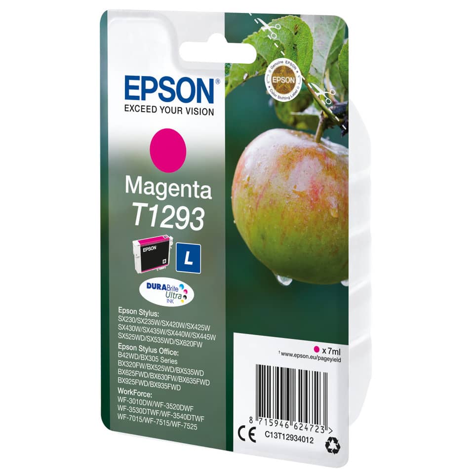 Inkjetpatrone T1293 magenta   11,2ml EPSON C13T12934012 EPSON C13T12934012 11,2ml