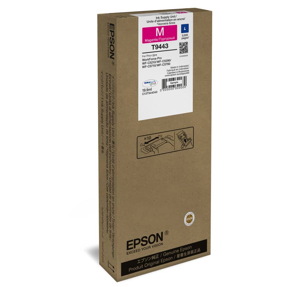 Inkjetpatrone T9443 magenta EPSON C13T944340