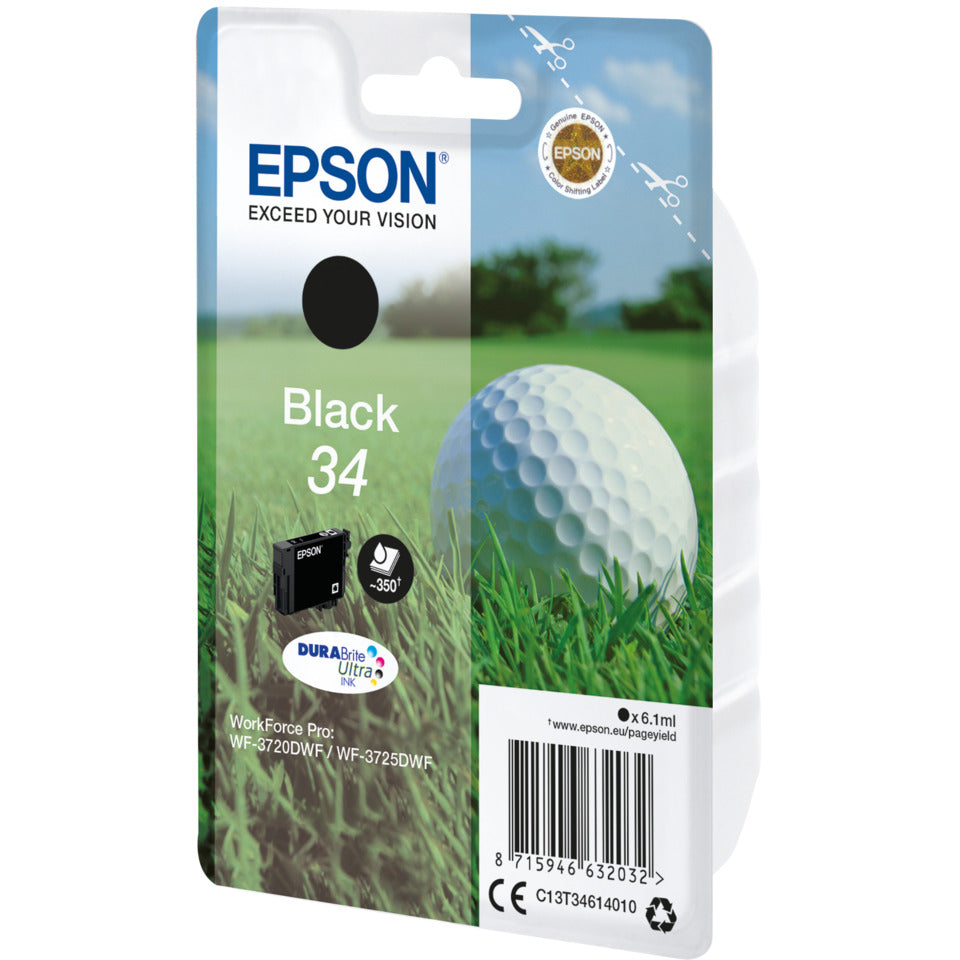 Inkjetpatrone Nr.34 schwarz EPSON C13T34614010