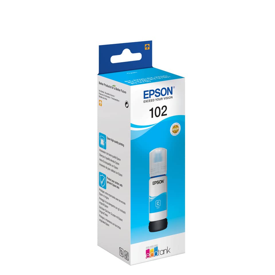 Inkjetpatrone Nr.102 cyan EPSON C13T03R240