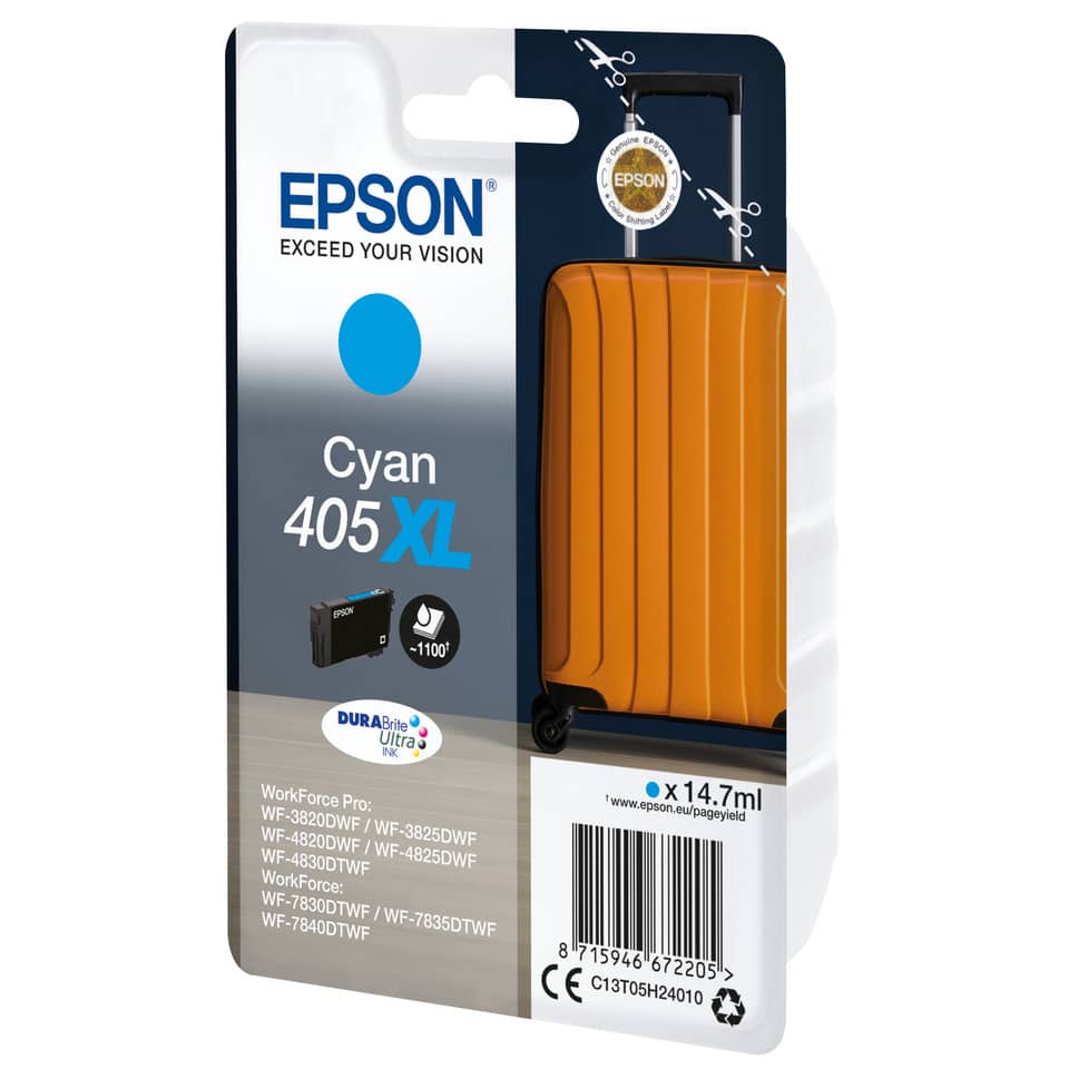 Inkjetpatrone Nr.405XL cyan EPSON C13T05H24010