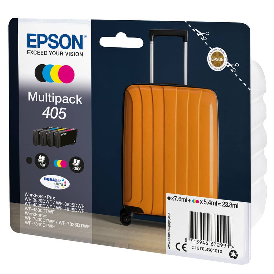 Multipack Nr.405 schwarz, cyan, magenta, yellow EPSON C13T05G64010