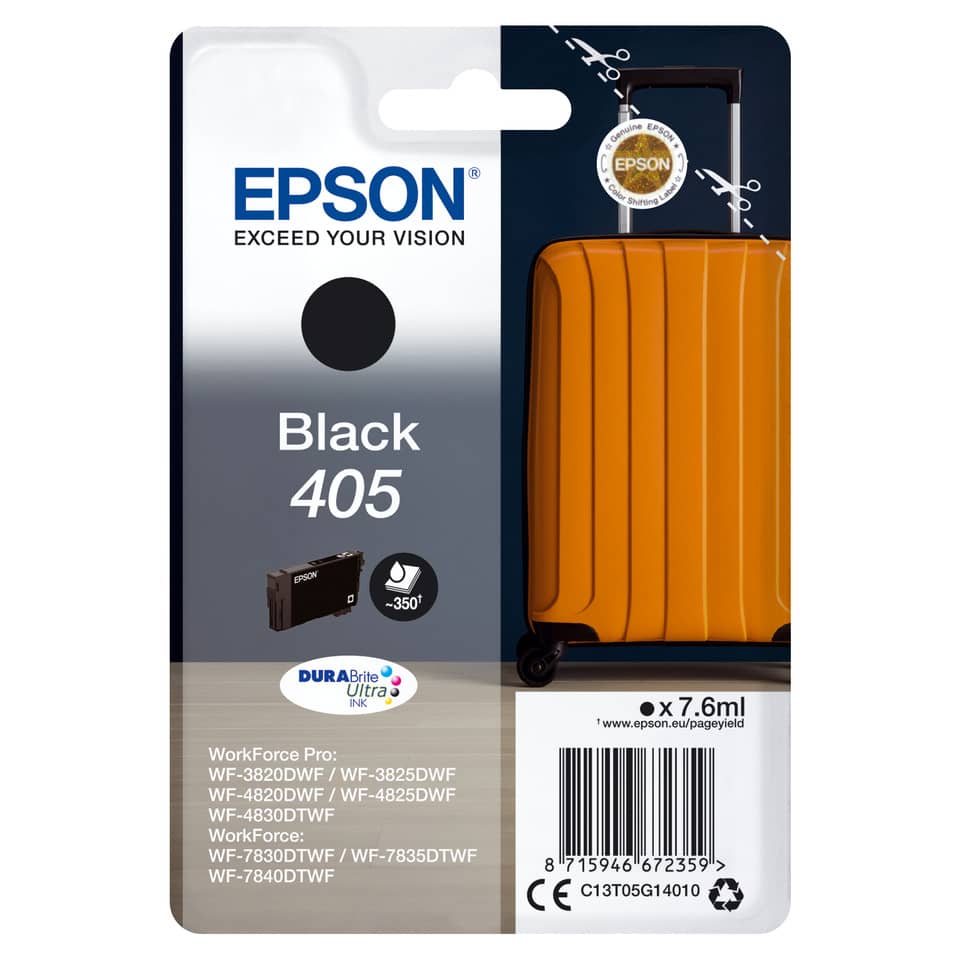 Inkjetpatrone Nr.405 schwarz EPSON C13T05G14010