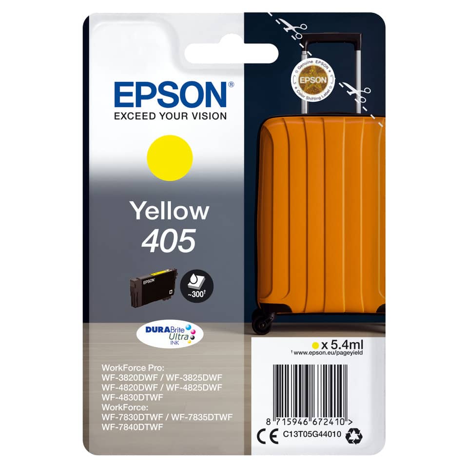 Inkjetpatrone 405, 5,4ml, yellow EPSON C13T05G44010