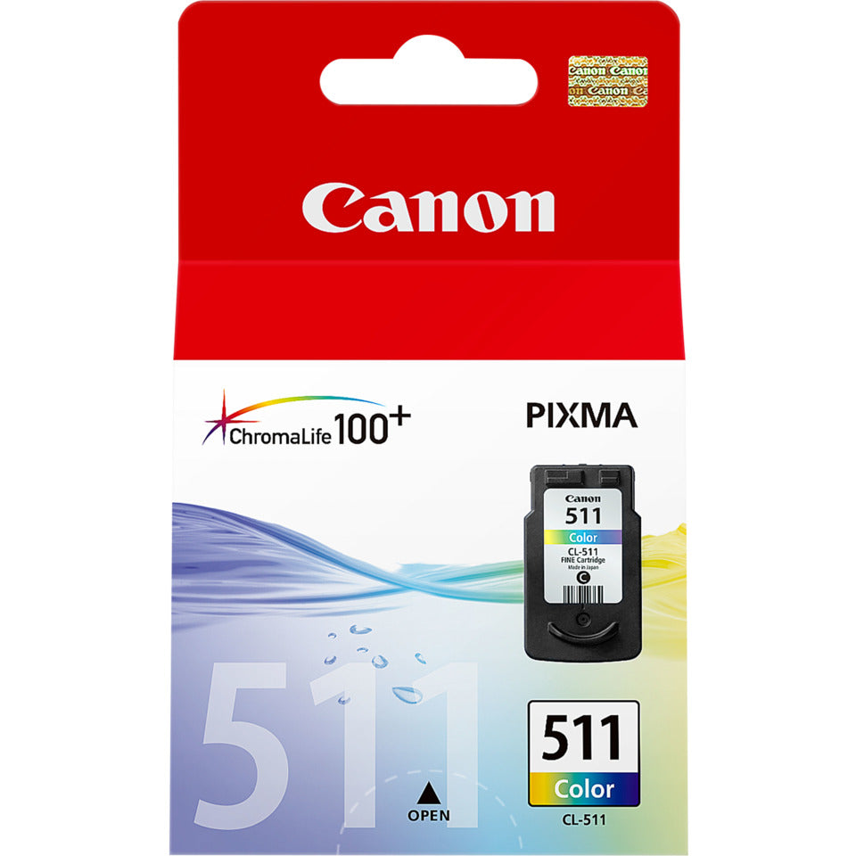 Inkjetpatrone CL-511 3-farbig   9ml CANON 2972B001 CANON 2972B001 9ml