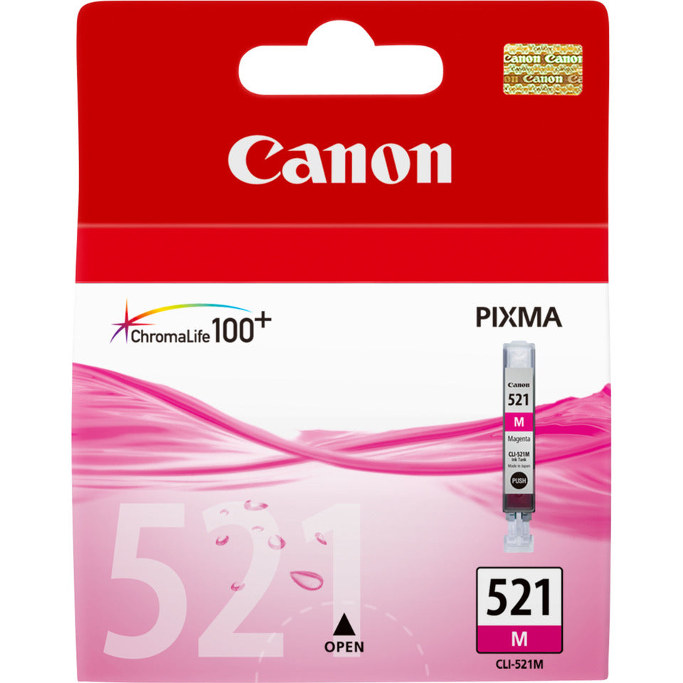 Inkjetpatrone CLI-521 magenta   9ml CANON 2935B001 CANON 2935B001 9ml