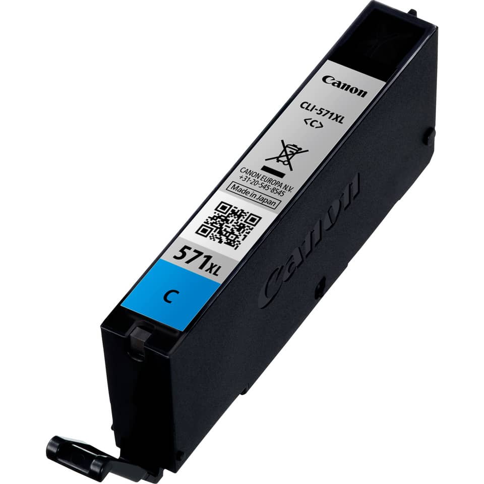 Inkjetpatrone CLI-571C XL, 715 Seiten, cyan CANON 0332C001