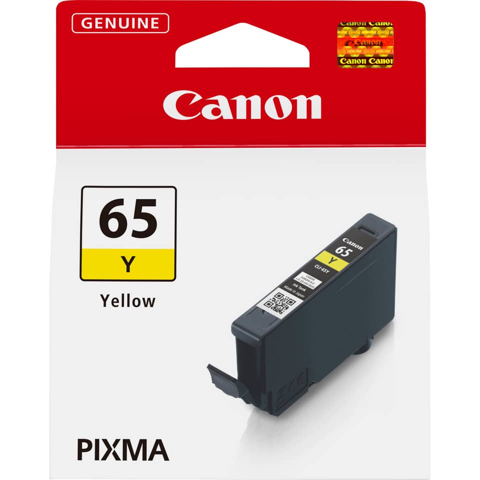 Inkjetpatrone CLI-65Y, 12,6 ml, yellow CANON 4218C001