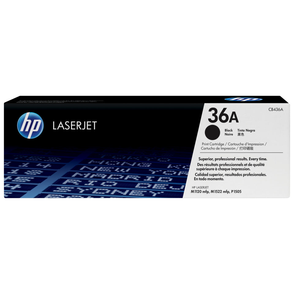 Lasertoner Nr. 36A, 2.0000 Seiten, schwarz HP CB436A