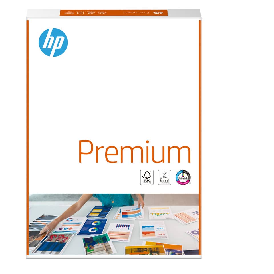 Kopierpapier Premium, A3, 80g/m², 500 Blatt, weiß HP CHP860 HP 88239879  Premium Multif.