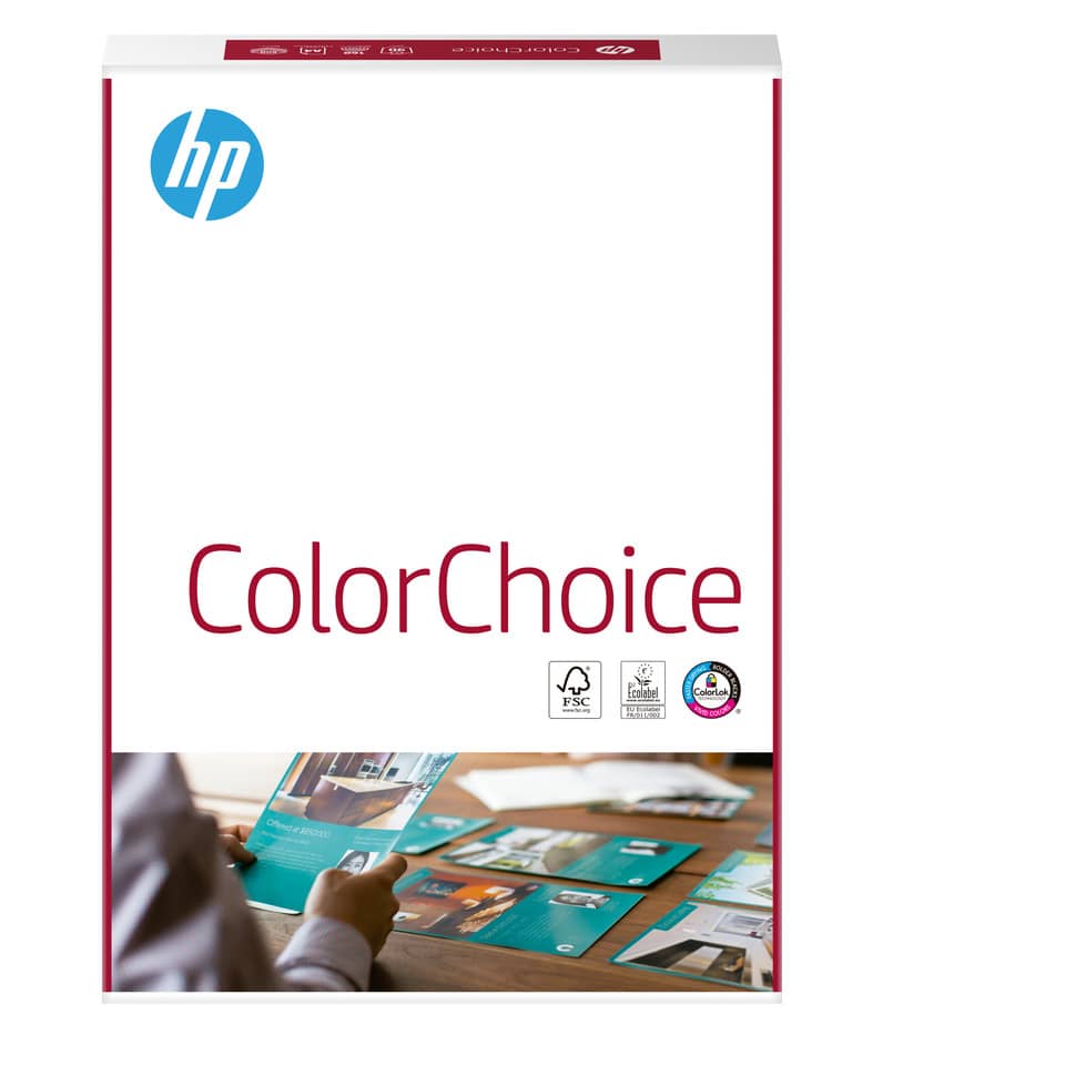 Laserpapier, A4, 90g/m², hochweiß HP CHP750 HP 2100004879 Color Choice 500Bl