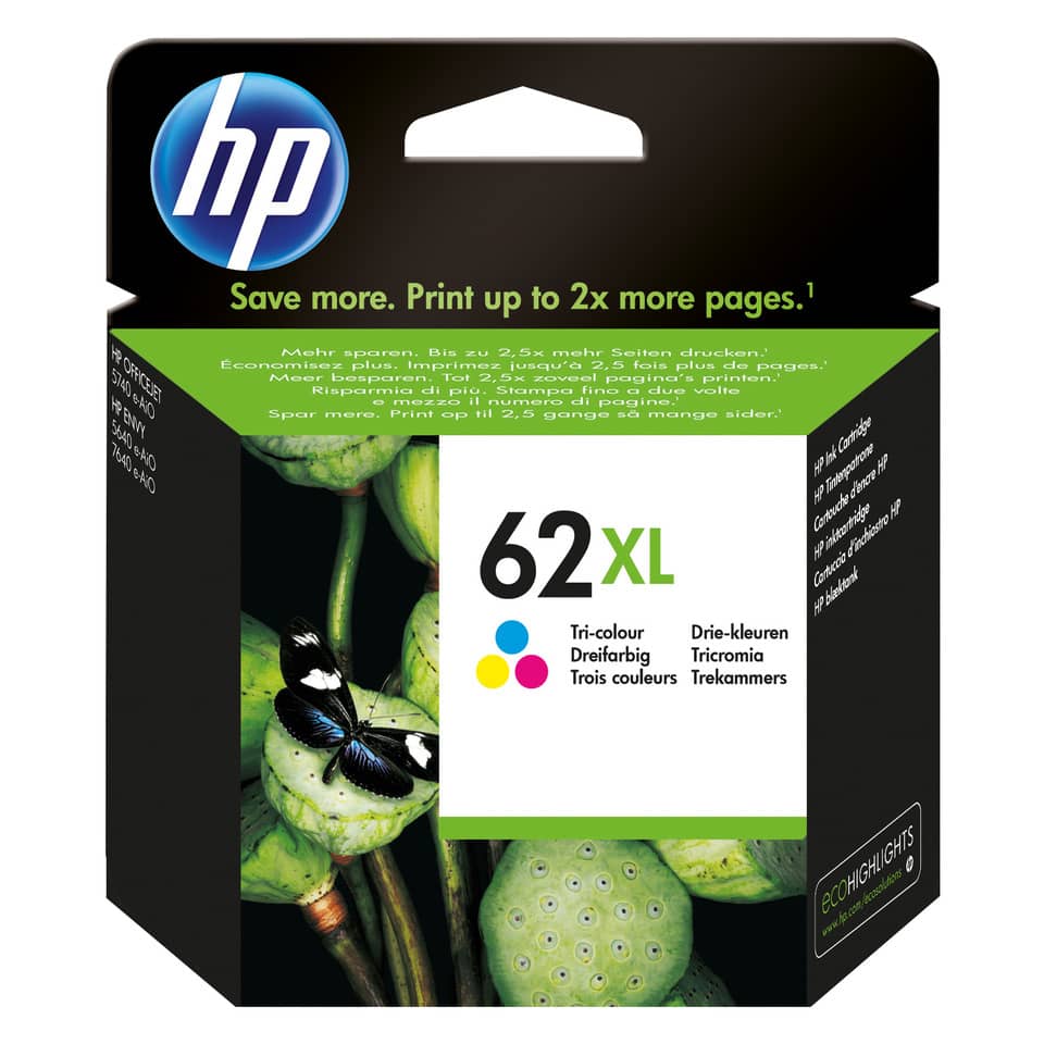 Inkjetpatrone Nr. 62XL 3.-fbg. HP C2P07AE