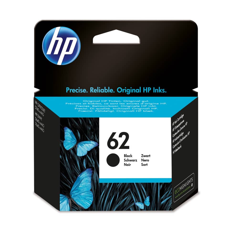 Inkjetpatrone Nr. 62 schwarz HP C2P04AE