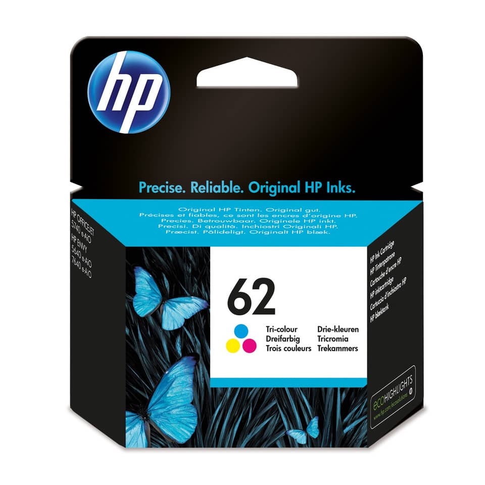 Inkjetpatrone Nr. 62 3.-fbg. HP C2P06AE