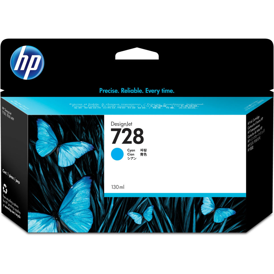 Inkjetpatrone Nr.728 cyan HP F9J67A