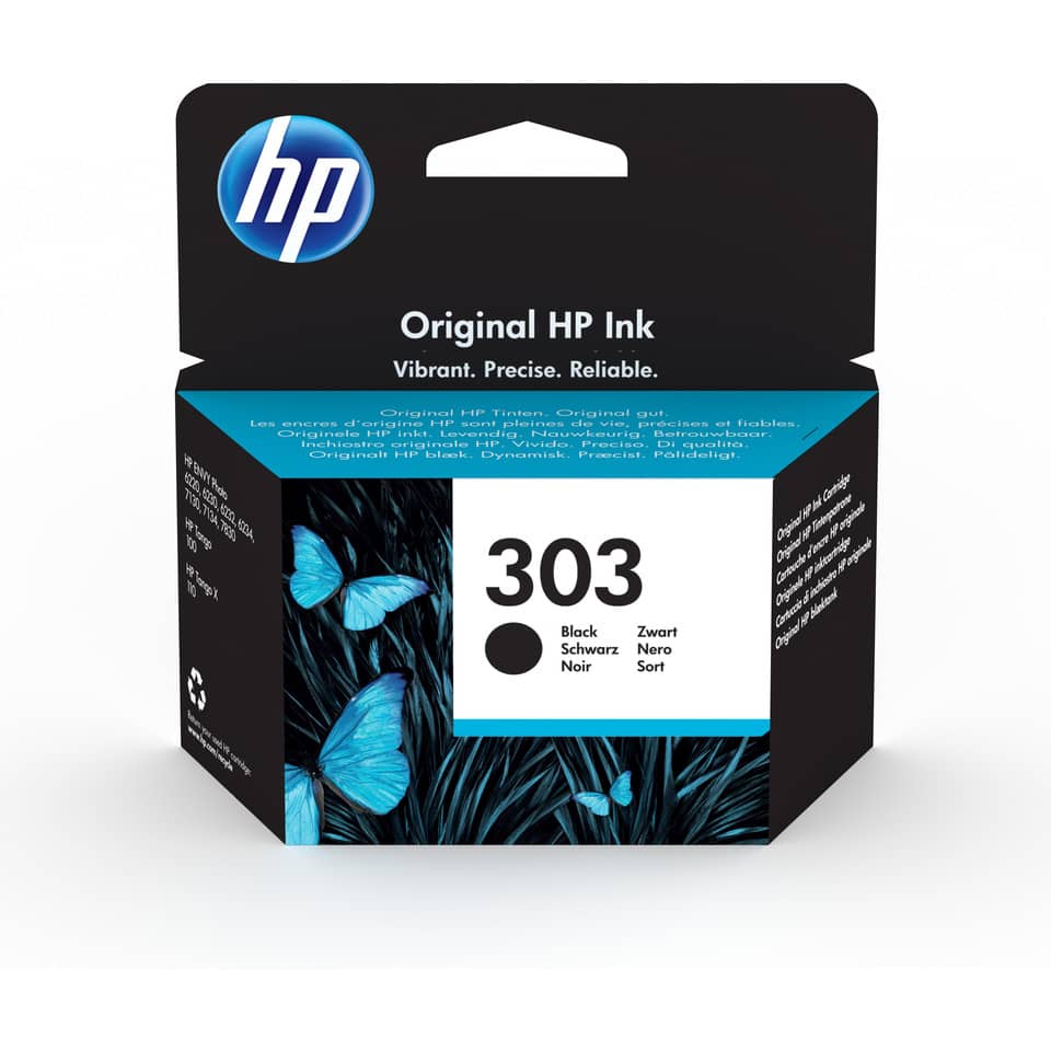 Inkjetpatrone Nr.303, 200 Seiten, schwarz HP T6N02AE