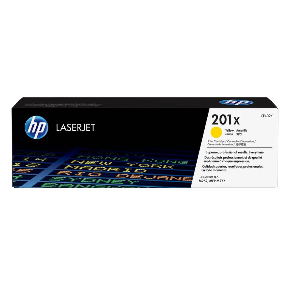 Lasertoner Nr. 201X, 2.300 Seiten, yellow HP CF402X