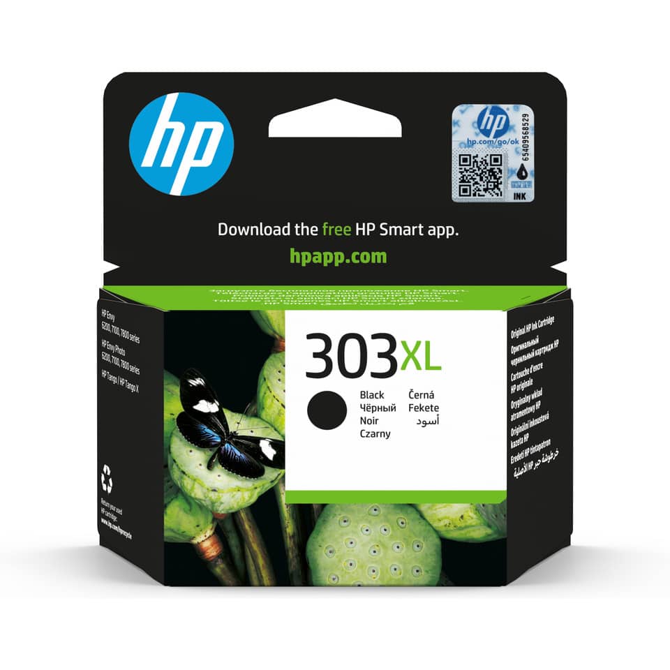 Inkjetpatrone Nr.303XL, 600 Seiten, schwarz HP T6N04AE