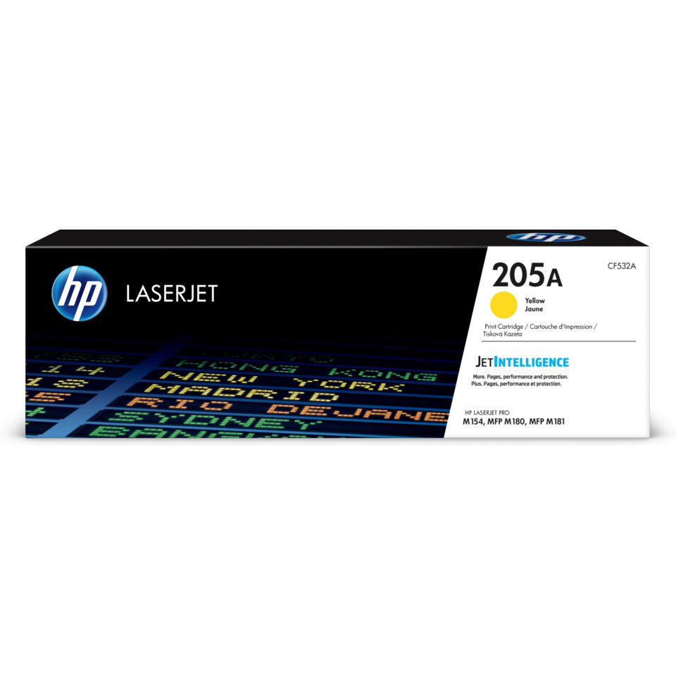 Lasertoner Nr. 205A, 900 Seiten, yellow HP CF532A