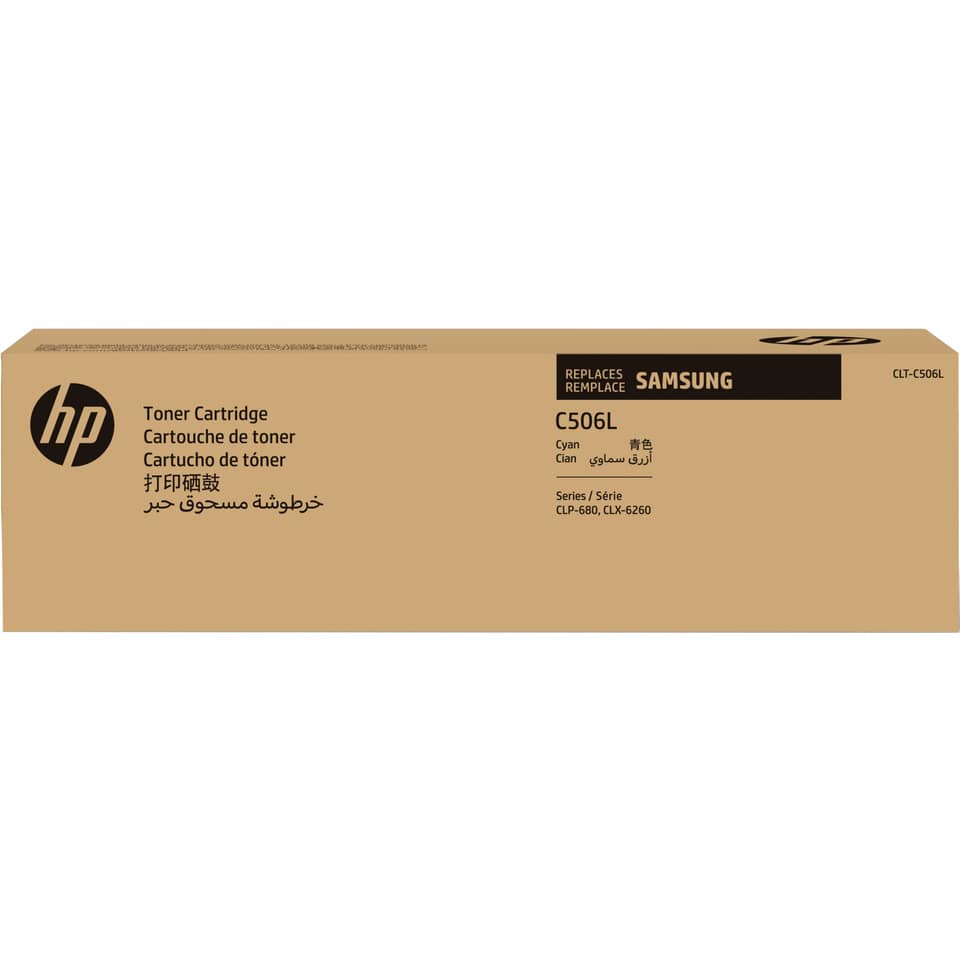 Lasertoner CLT-C506L HY, 3.500 Seiten, cyan HP SU038A