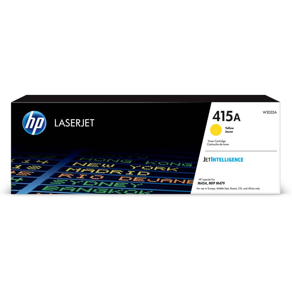 Lasertoner Nr. 415A, 2.100 Seiten, yellow HP W2032A