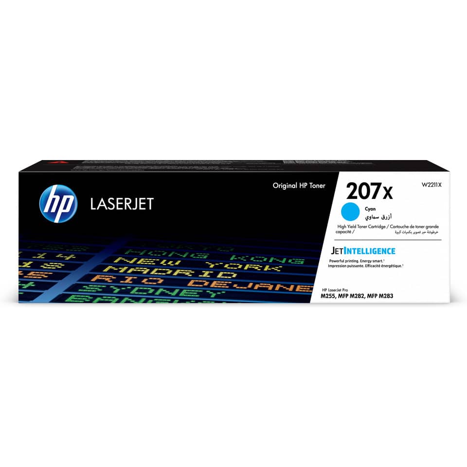 Lasertoner Nr.207X, 2.450 Seiten, cyan HP W2211X
