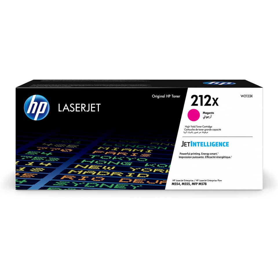 Lasertoner Nr. 212X, 10.000 Seiten, magenta HP W2123X