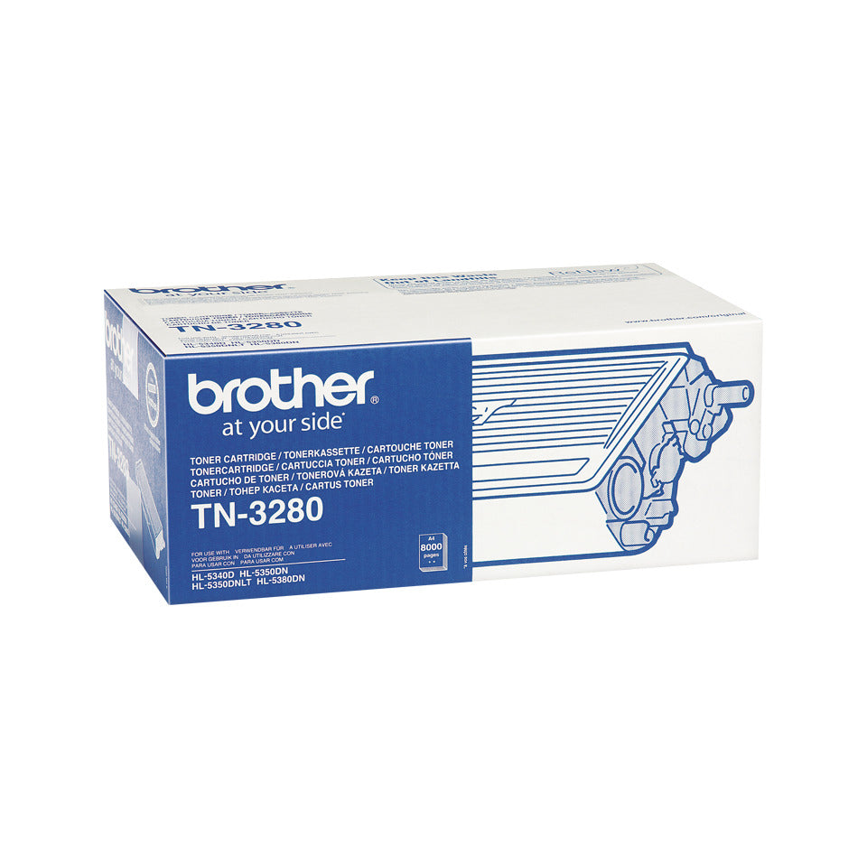 Lasertoner, 8.000 Seiten, schwarz BROTHER TN3280