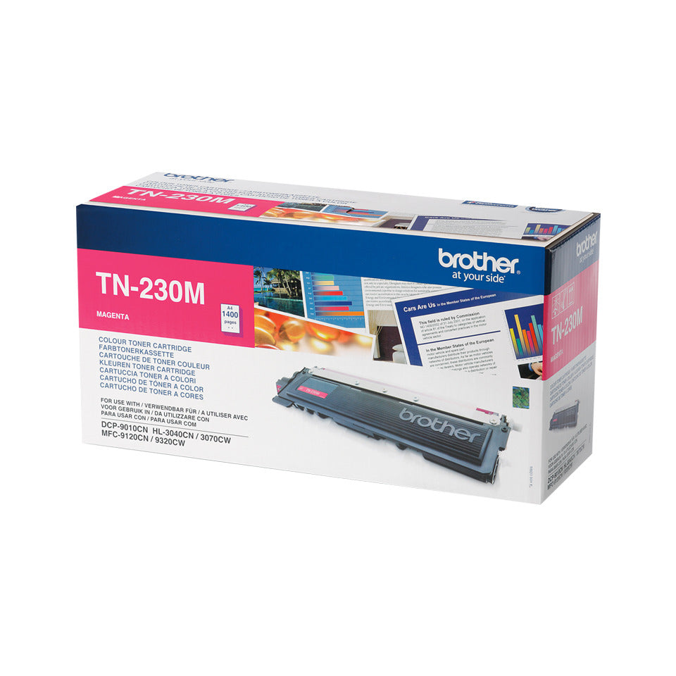 Lasertoner TN-230M, für Brother LED-Drucker, ca. 1.400 Seiten, magenta BROTHER TN230M