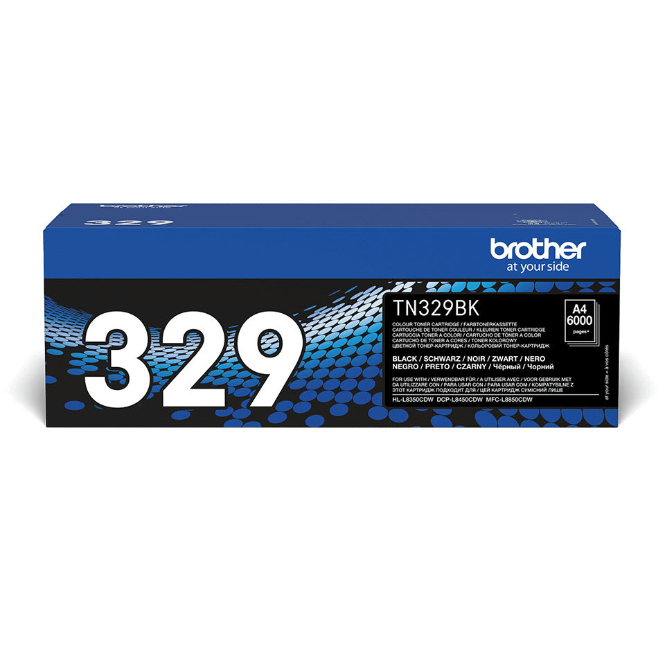 Lasertoner, 6.000 Seiten, schwarz BROTHER TN-329BK BROTHER TN329BK