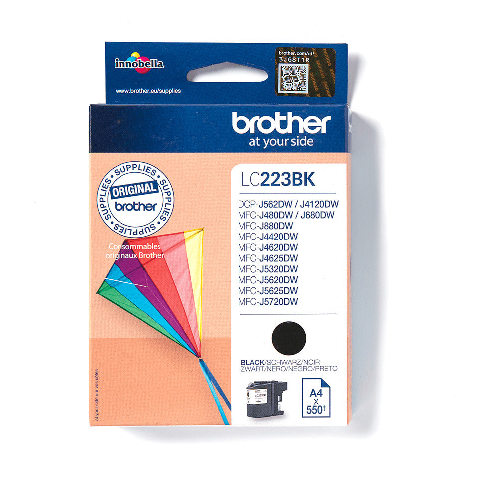 Inkjetpatrone, schwarz BROTHER LC223BK