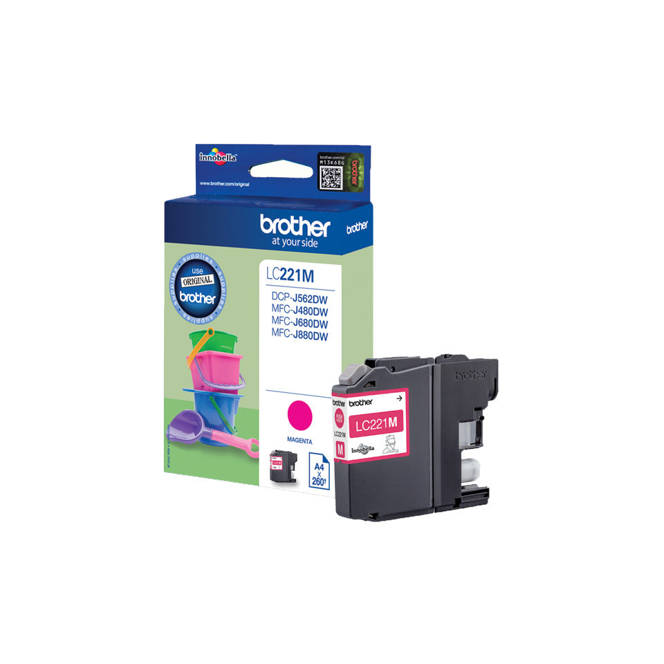 Inkjetpatrone, magenta BROTHER LC221M
