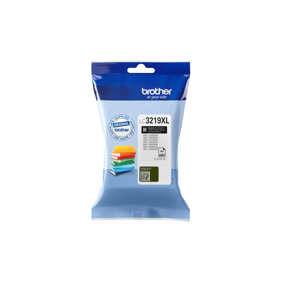 Inkjetpatrone LC-3219XLBK, 3.000 Seiten, schwarz BROTHER LC3219XLBK