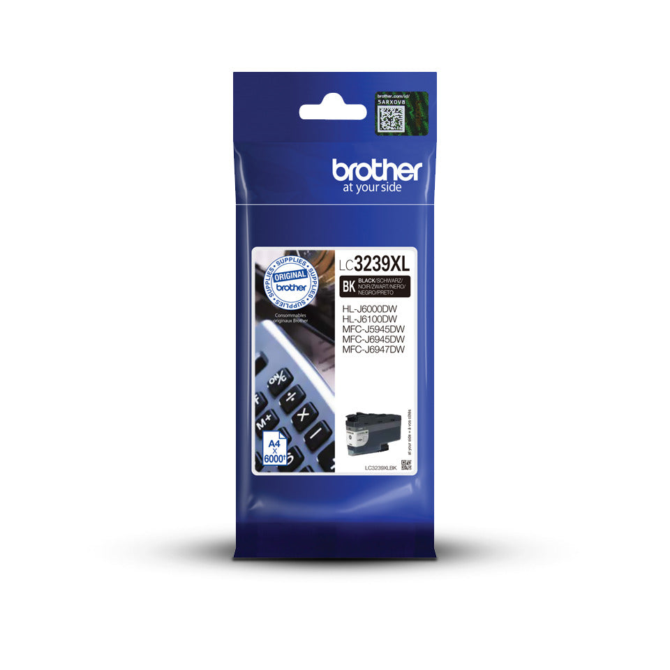 Inkjetpatrone, schwarz BROTHER LC3239XLBK