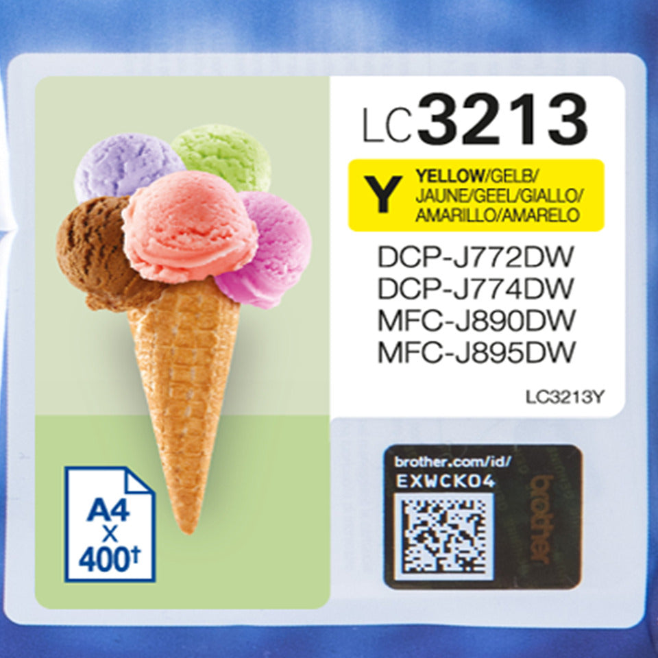 Inkjetpatrone, yellow BROTHER LC3213Y