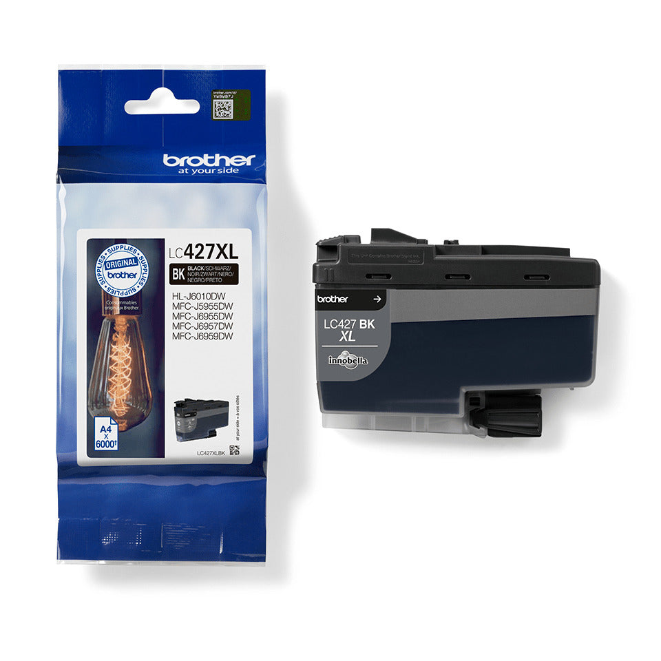Inkjetpatrone, schwarz BROTHER LC427XLBK