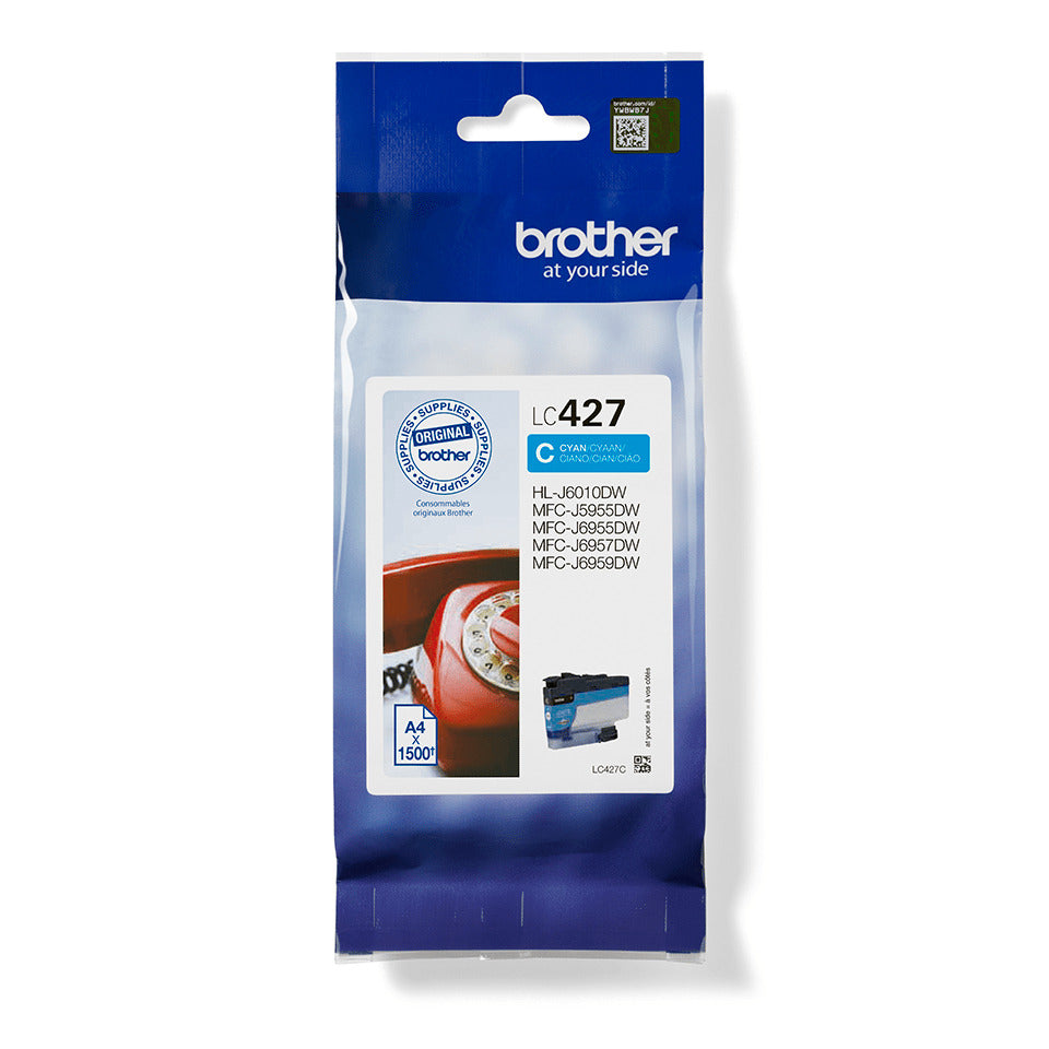 Inkjetpatrone, cyan BROTHER LC427C