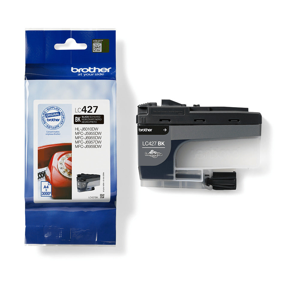 Inkjetpatrone, schwarz BROTHER LC427BK