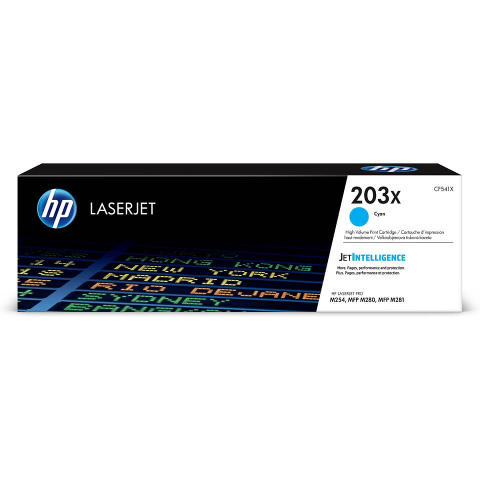 Lasertoner Nr. 203X, 2.500 Seiten, cyan HP CF541X