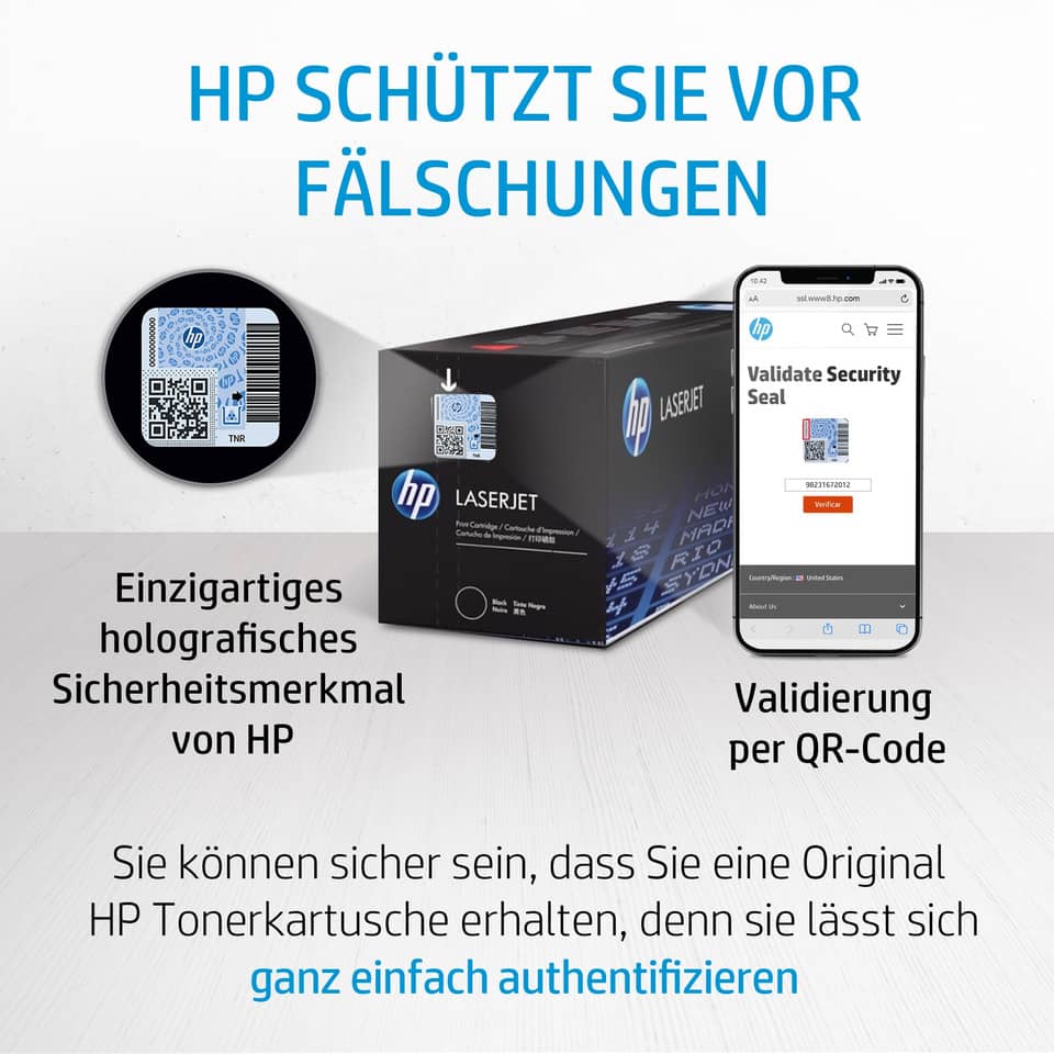Lasertoner Nr. 203A, 1.300 Seiten, cyan HP CF541A