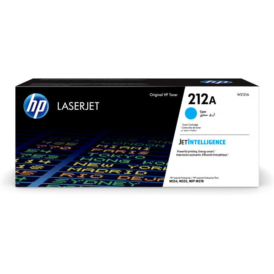 Lasertoner Nr. 212A, 4.500 Seiten, cyan HP W2121A
