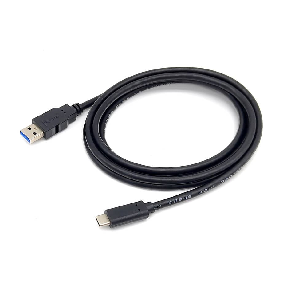 USB-Kabel 3.2 Gen 1, Type-C to A, 2m, M/M, 5Gbps, schwarz EQUIP 128344