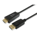 DisplayPort to HDMI Adapter Kabel, 2m, M/M, 4K/30Hz, 10.2Gbps, schwarz EQUIP 321784 EQUIP 119390 2.0m 4K/30Hz